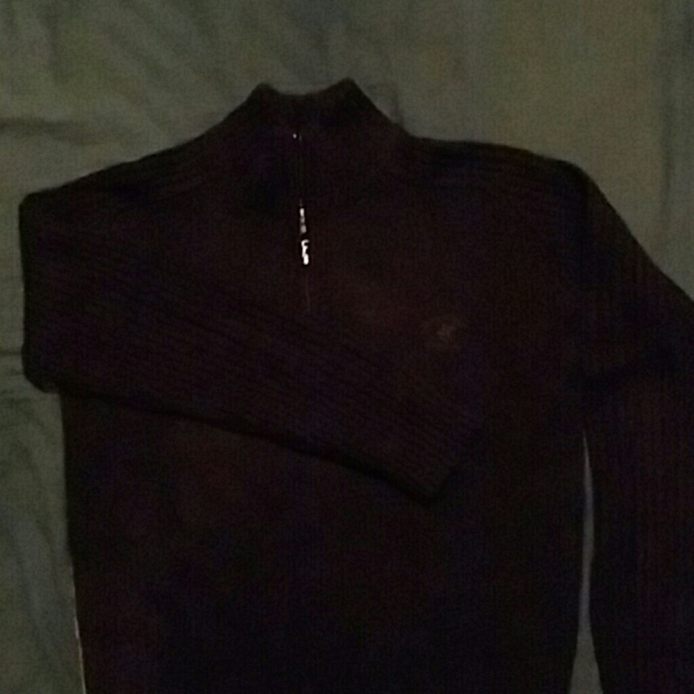 Sweater zip neck